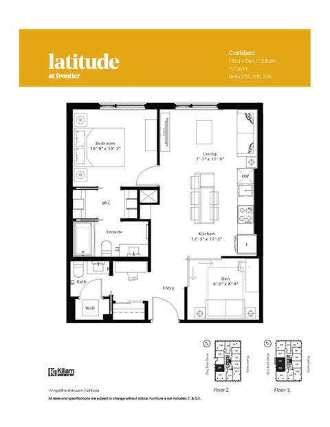 Carlsbad - 1 Bed + Den | 1 Bath