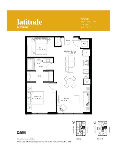 Chapel - 1 Bed + Den | 1 Bath