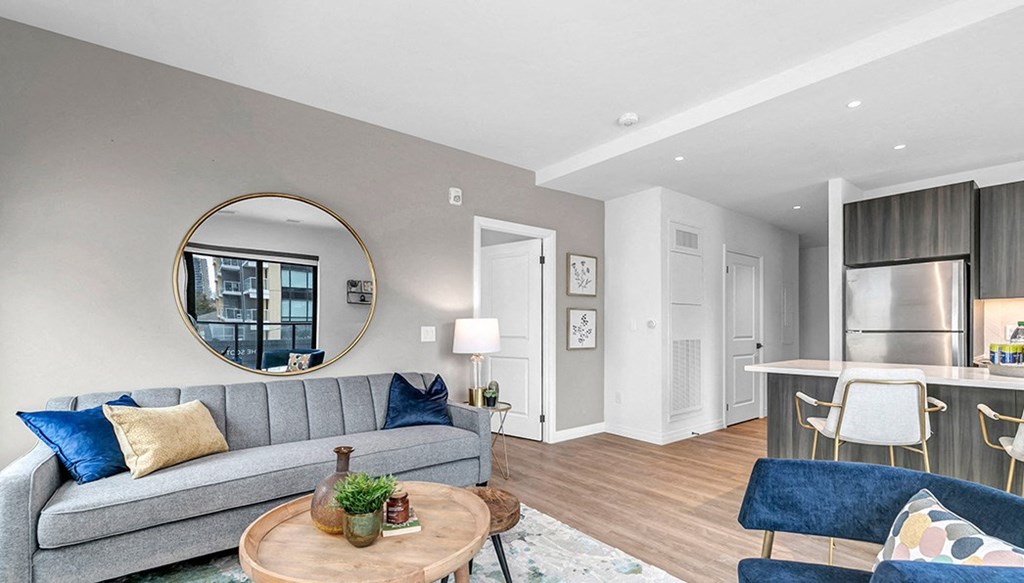 Civic 66 Living Room & Kitchen