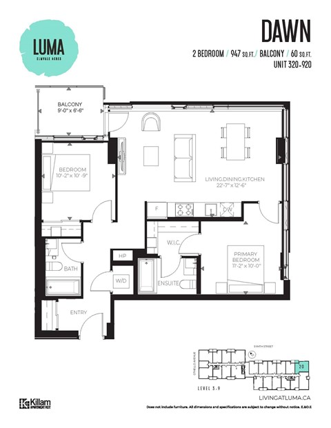 Dawn - 2 Bed | 2 Bath
