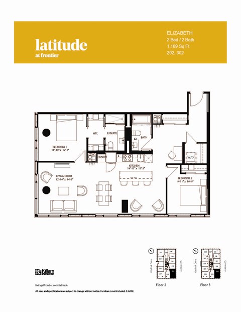 Elizabeth - 2 Bed | 2 Bath