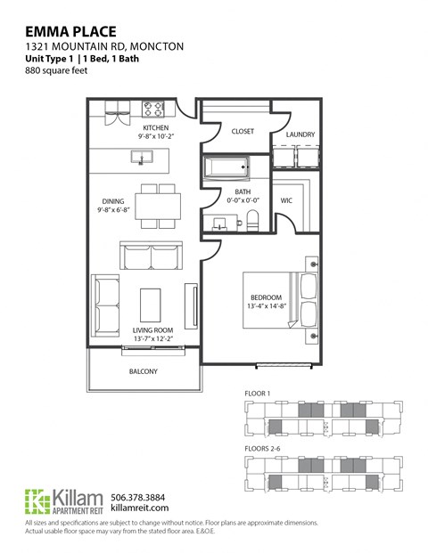 Emma Place Bedroom Floor Plan