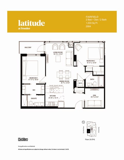 Fairfield - 2 Bed + Den | 2 Bath