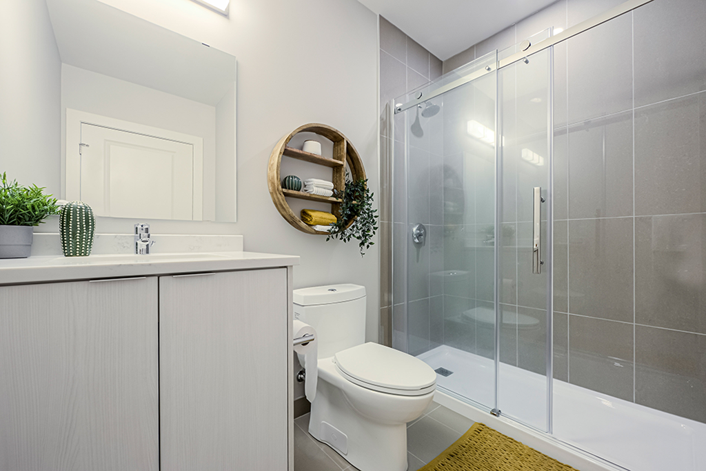 The Kay Stand Up Shower In Bathroom