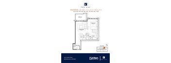 Cedar Brook 1 Bedroom  1 Bath Floor Plan