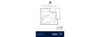 Rathwood 2 Bedroom 2 Bath Floor Plan