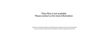 A sign stating that the floor plan is not available and to contact for more information.