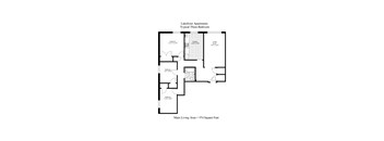 Lakefront Apartments Typical Three Bedroom