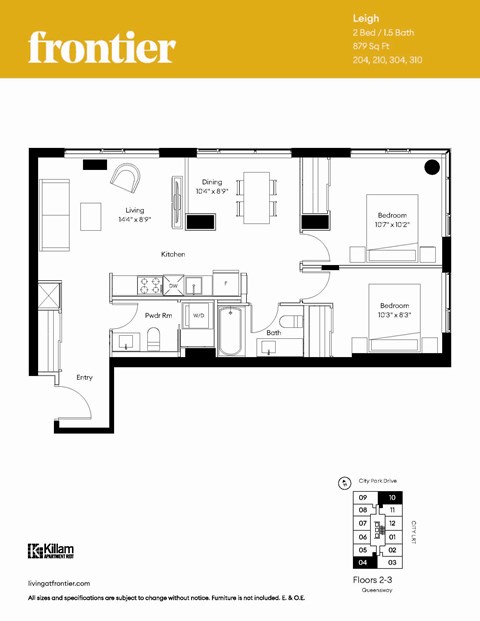 Leigh - 2 Bed | 1.5 Bath