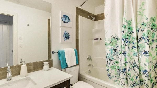 Link Apartments at Ellerslie Bathroom With Shower
