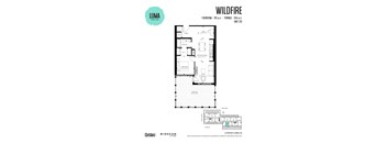 Wildfire 1 Bedroom Floor Plan
