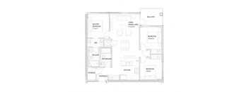 Nolan Hill 3 Bedroom Floor Plan D