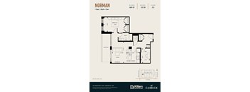 Norman 1 Bed, 1 Bath + Den