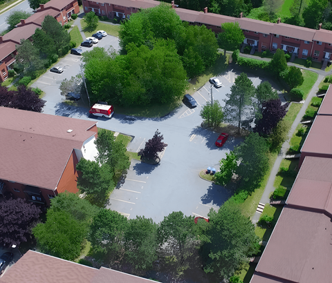Sheradon Place Aerial View