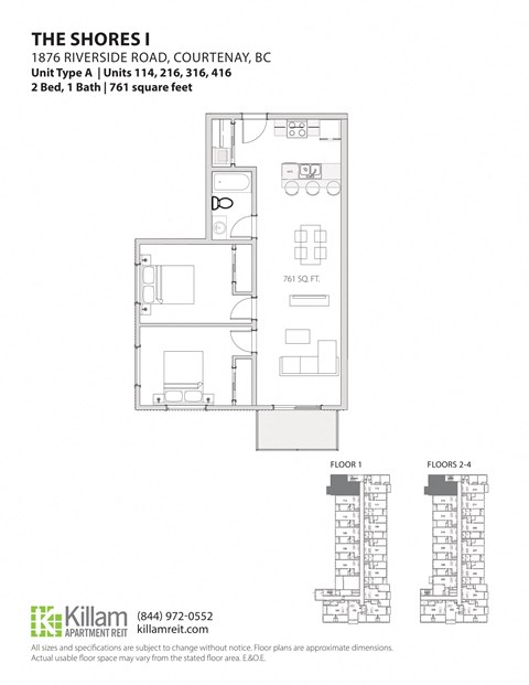 1849 & 1876 Riverside 1-3 Beds Apartment, Courtenay for Rent - Photo Gallery 15