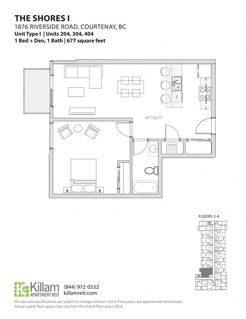 1849 & 1876 Riverside 1-3 Beds Apartment, Courtenay for Rent - Photo Gallery 14