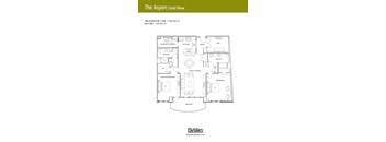 A floor plan for a two bedroom apartment with balcony.
