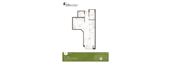 William's Court B  Bachelor Floor Plan