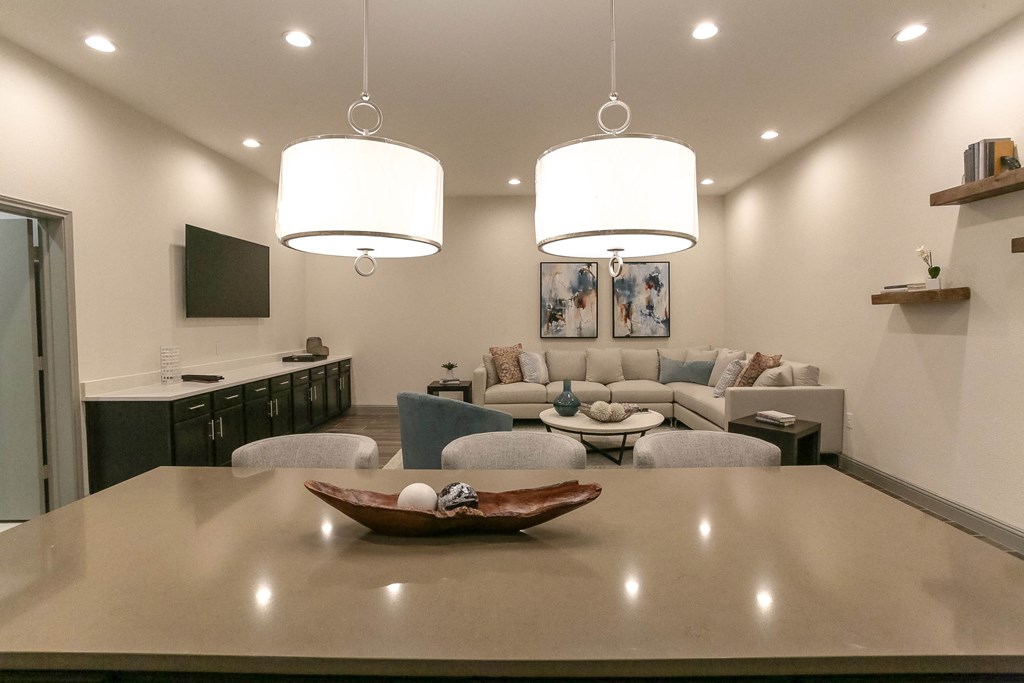 a view of the living room from the kitchen