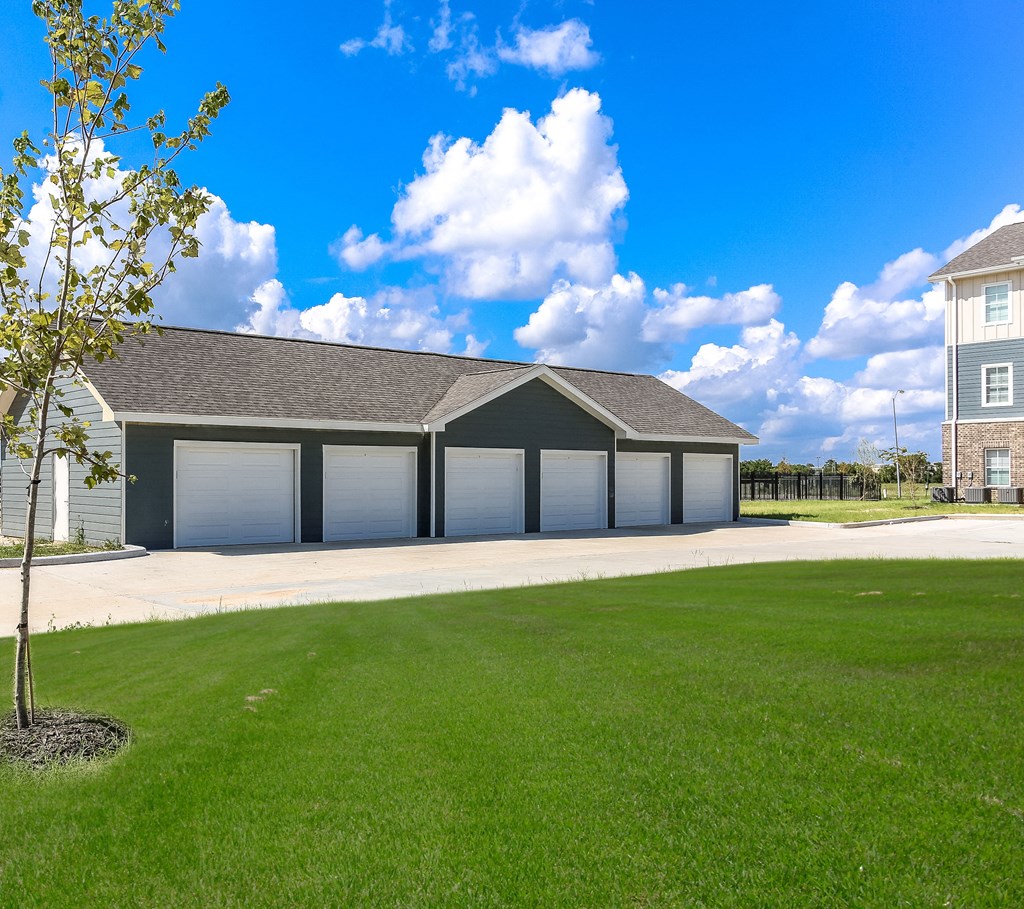 a house with a lawn in front of it