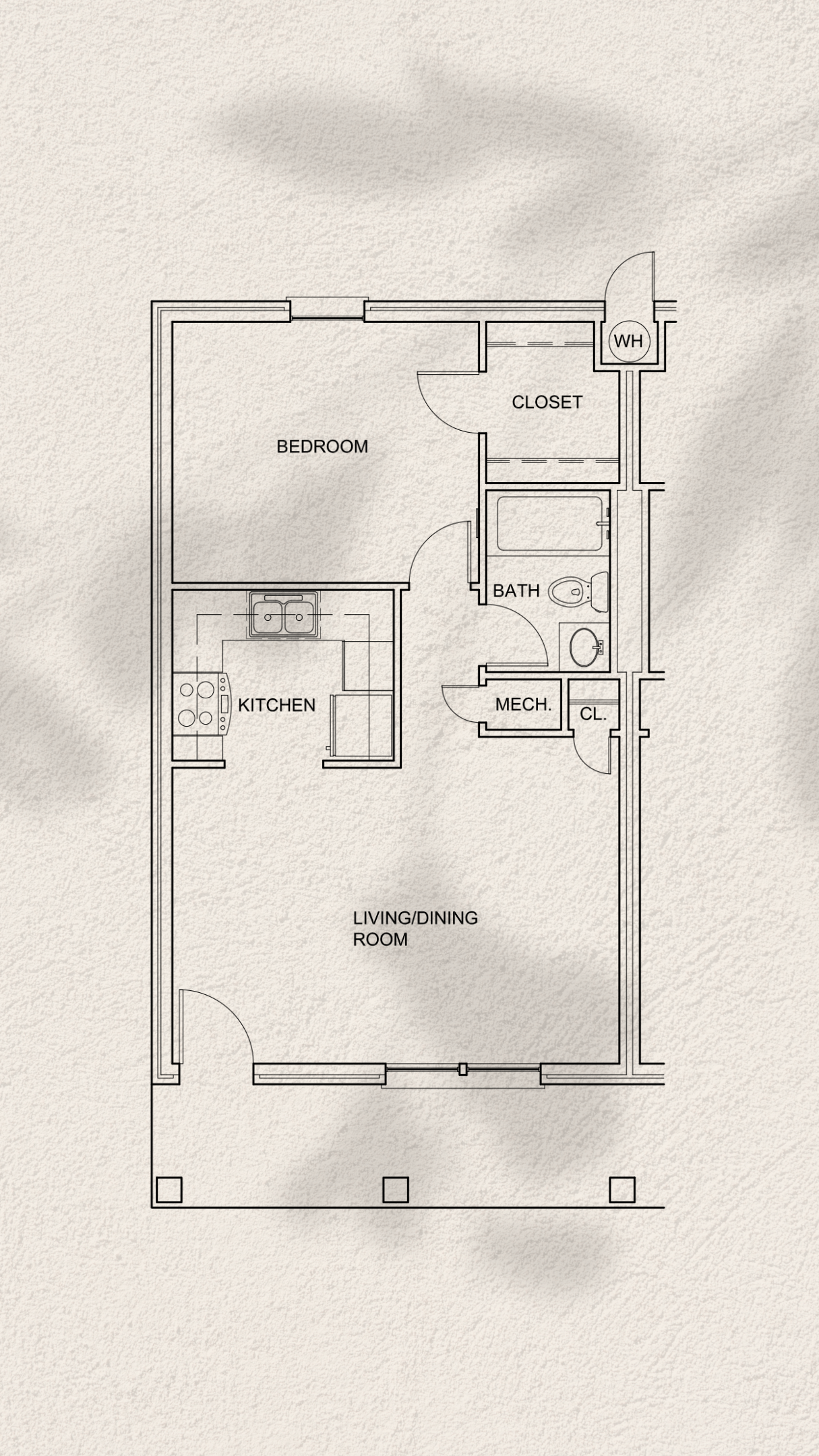 a floor plan of a house