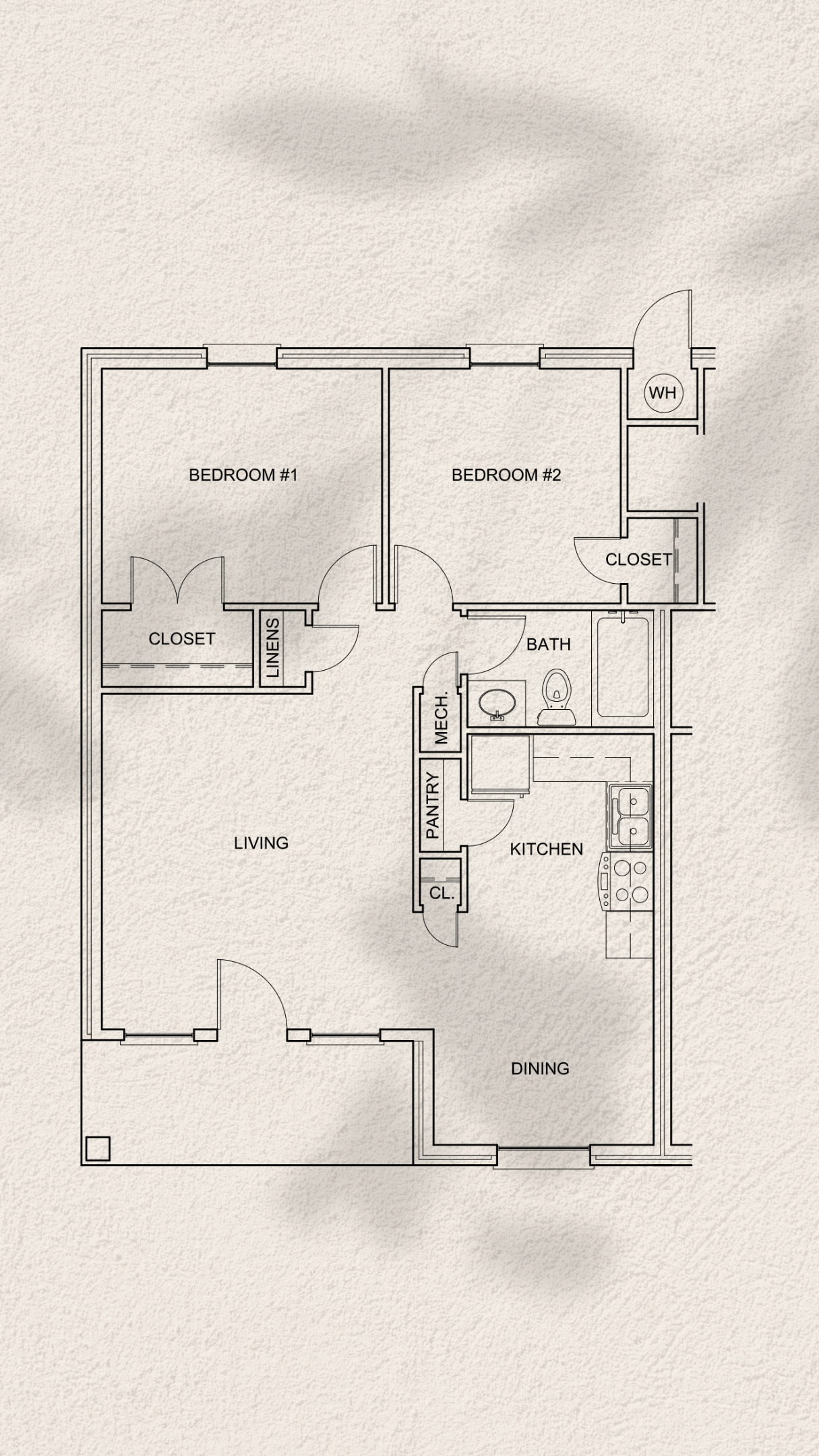 a floor plan of a house