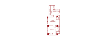 a floor plan of the guesthouse