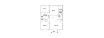 a floor plan of a house