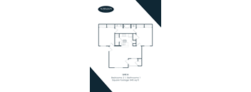 A floor plan for a property at Norma's Plaza showing Unit A with 2 bedrooms and 1 bathroom.