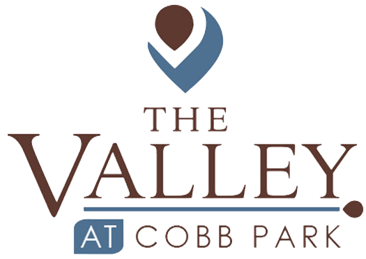 The logo for The Valley at Cobb Park.