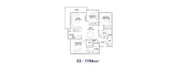 the plan of the ground floor of the house