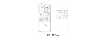 floor plans of the e2 and e17 floor plans