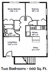 2 Bedrooms