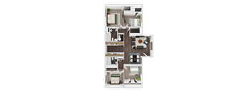 4 Bed Floor Plan