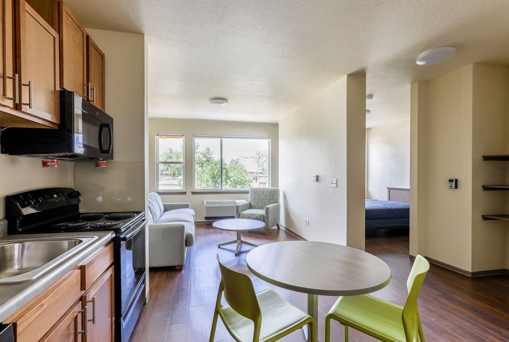 Dining Space at Arroyo Village Apartments, Denver