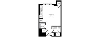 Studio HA02 Floorplan