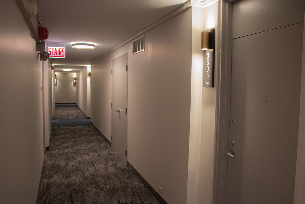 Remodeled Hallway Corridor