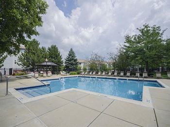 Sparkling Pool at Remington Apartment Homes, Romeoville, Illinois