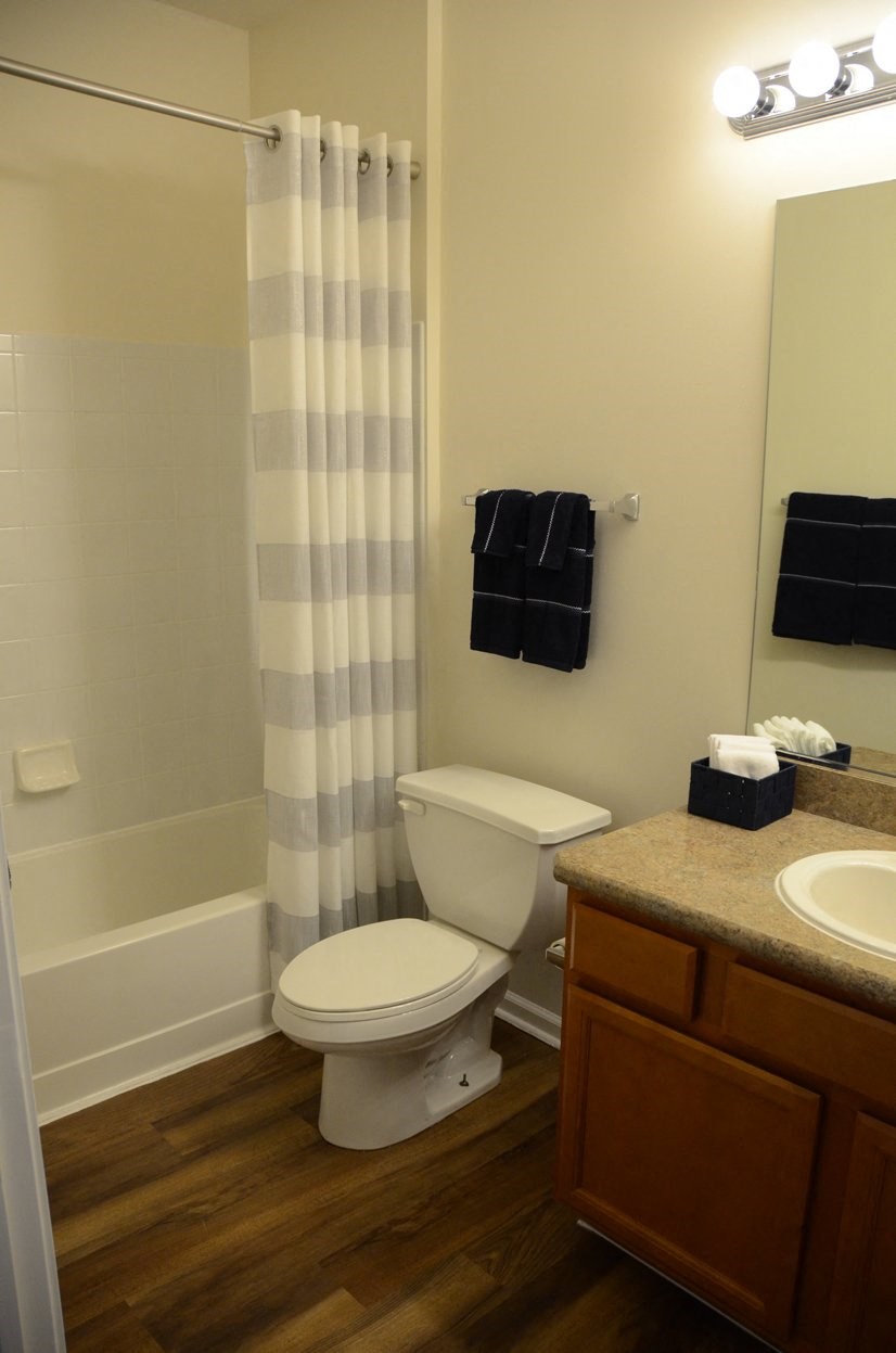 Guest Bathroom at Remington Apartment Homes, Romeoville, Illinois