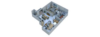 1 Bedroom 1 Bath at Remington Apartment Homes, Romeoville, 60446