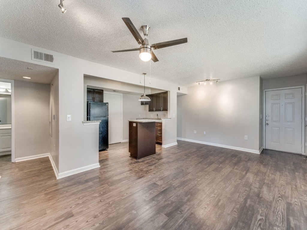 Kitchen area at Vibe on Riverside, Austin, TX, 78741