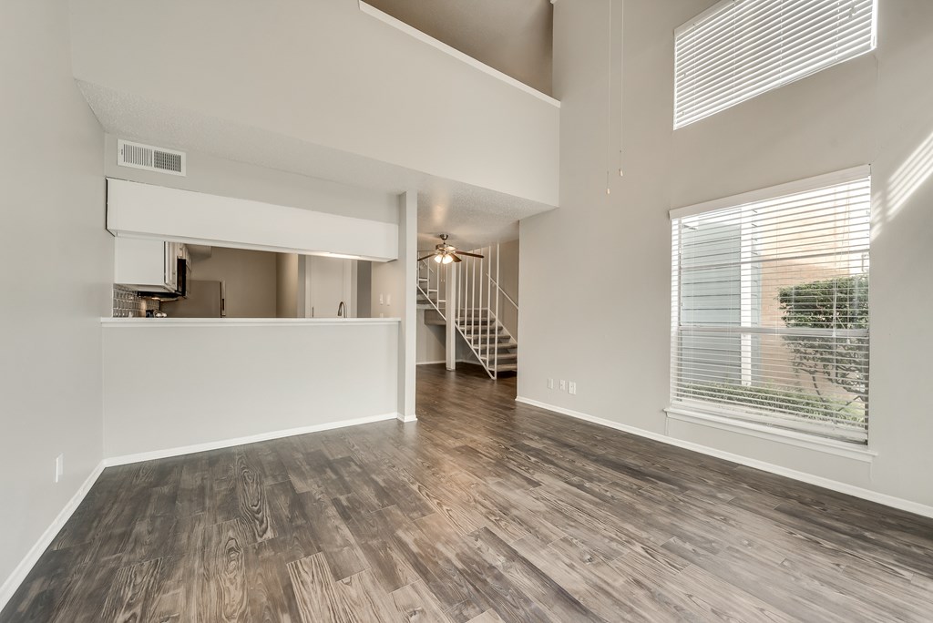 Loft kitchen and living room