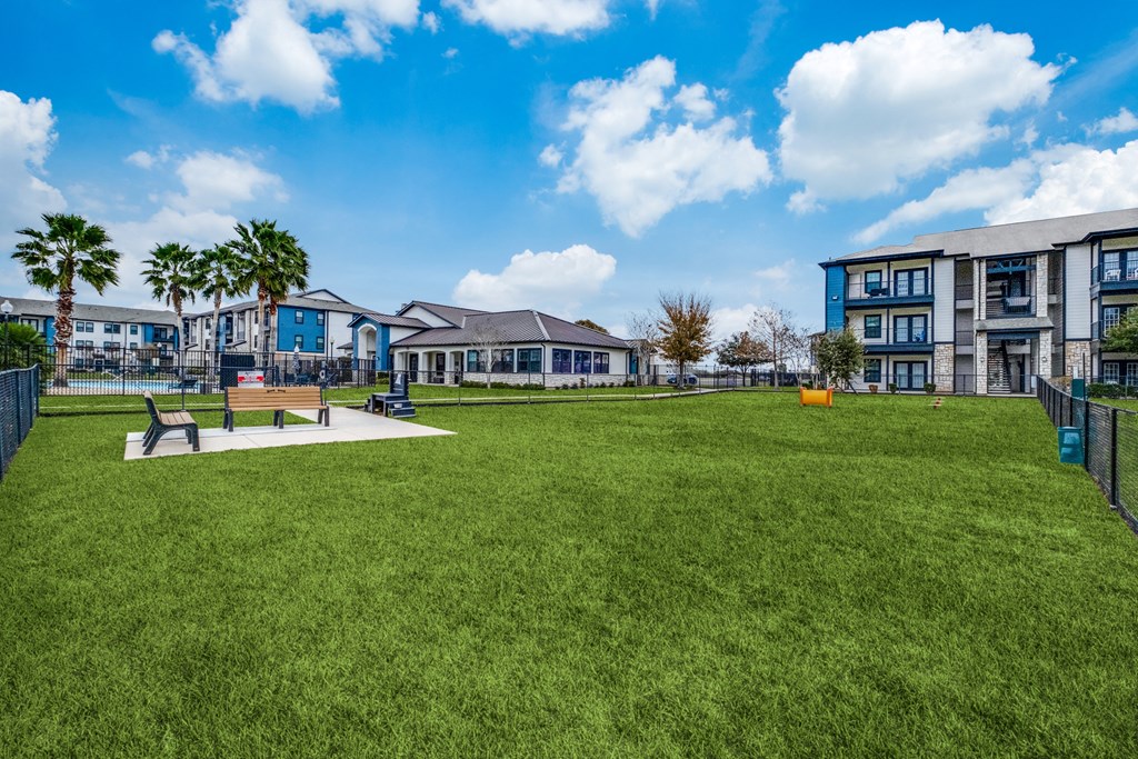 the preserve at ballantyne commons yard with picnic area and buildings  at Valor at Harlingen, Harlingen, Texas