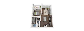 1 bed 1 bath A at The Grand at Manor Apartments, Manor, Texas