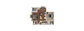 A3 Floor Plan at Whitney at the Heights, Houston, TX