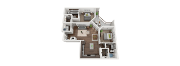 2 bed 2 bath C at The Grand at Manor Apartments, Manor, 78653