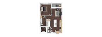 a 1 bedroom floor plan | the edge at 450