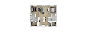 a1 floor plan 1 bedroom 1190 square feet the