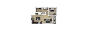 bedroom floor plan an in 2d