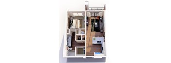 1 Bedroom Apartment | Revelstoke | A1 Floor Plan